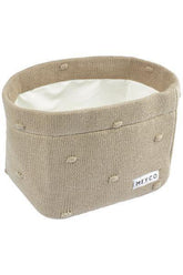 Meyco Nursery Basket Mini Knots - Sand - Medium - Mari Kali Stores Cyprus
